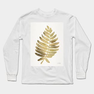 fern leaf gold Long Sleeve T-Shirt